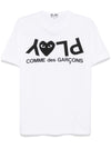 Comme des Garcons T-shirts and Polos WHITE