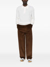 AMI PARIS Trousers BROWN