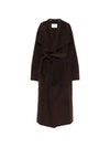 SOFT GOAT Coats BROWN