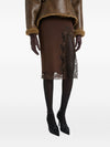 Balmain Skirts BROWN