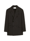 AMI PARIS Jackets DARK GREY