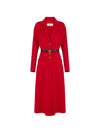 Elisabetta Franchi Coats RED
