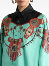 Etro Printed Silk Shirt