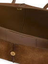 Jil Sander Linea Suede Leather Shoulder Bag