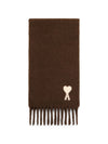 AMI PARIS Scarfs BROWN