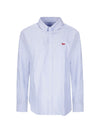 Maison Kitsuné MAISON KITSUNE' Shirts LIGHT BLUE