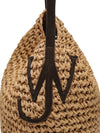 032C JW Anderson Anchor Logo Raffia Tote