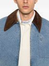 AMI PARIS Coats LIGHT BLUE