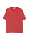 Auralee Wool striped t-shirt