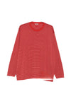 Auralee Wool striped t-shirt