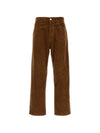 CARHARTT WIP MAIN Trousers BROWN