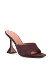 Amina Muaddi Lupita Suede Leather Mules