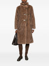 Molliolli Bee Faux Leather Coat