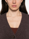 Base Wool V-Necked Cardigan