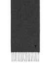 Ami Paris Scarfs DARK GREY