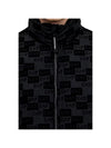 EA7 Allover logo bomber jacket