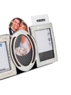 Moschino Picture-frame clutch