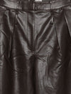032C Jeva faux leather trousers