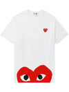 Comme Des Garcons Red Heart cotton t-shirt