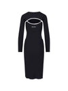 Marine Serre Moon cutout midi dress