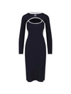 Marine Serre Moon cutout midi dress
