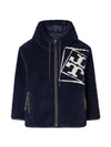 Tory Burch Logo fleece jacket