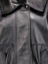 Balenciaga Leather bomber jacket