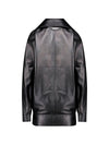 Balenciaga Leather bomber jacket