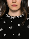 Alice + Olivia Carolee crewneck sweater