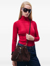 Tory Burch Charlie drawstring leather bucket bag