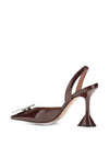 Amina Muaddi Begum patent leather slingback pumps
