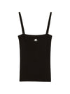 Courreges Pre Ribbed bustier top
