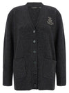 Lauren Ralph Lauren Fur Insert Cardigan