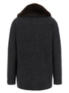 Lauren Ralph Lauren Fur Insert Cardigan