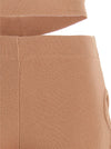 AndreĀdamo Cut Out Pants With Lacing