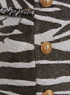 Balmain Lurex Zebra Skirt