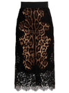 Dolce & Gabbana Animalier Skirt