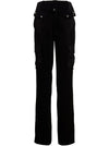 David Koma Satin Cargo Pants
