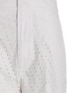 Nude Visible Button Jeans