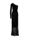Saint Laurent Draped Long Dress