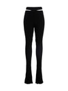 AndreĀdamo Ribbed Flared Trousers