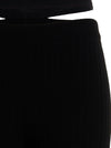 AndreĀdamo Ribbed Flared Trousers