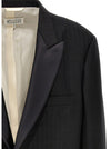 Maison Margiela Striped Single Breast Blazer Jacket