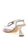 Nensi Dojaka Crystal Pvc Sling Backs