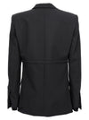 Nensi Dojaka Double Breast Drawstring Blazer Jacket