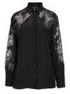 Versace Satin Lace Shirt