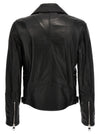 Mcqueen Texture Leather Jacket