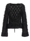 Victoria Beckham Cut-out Lurex Sweater