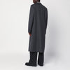 Dries Van Noten Grey double-breasted wool coat