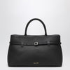 Manu Atelier Le Cambon 35 black bag in grained leather
